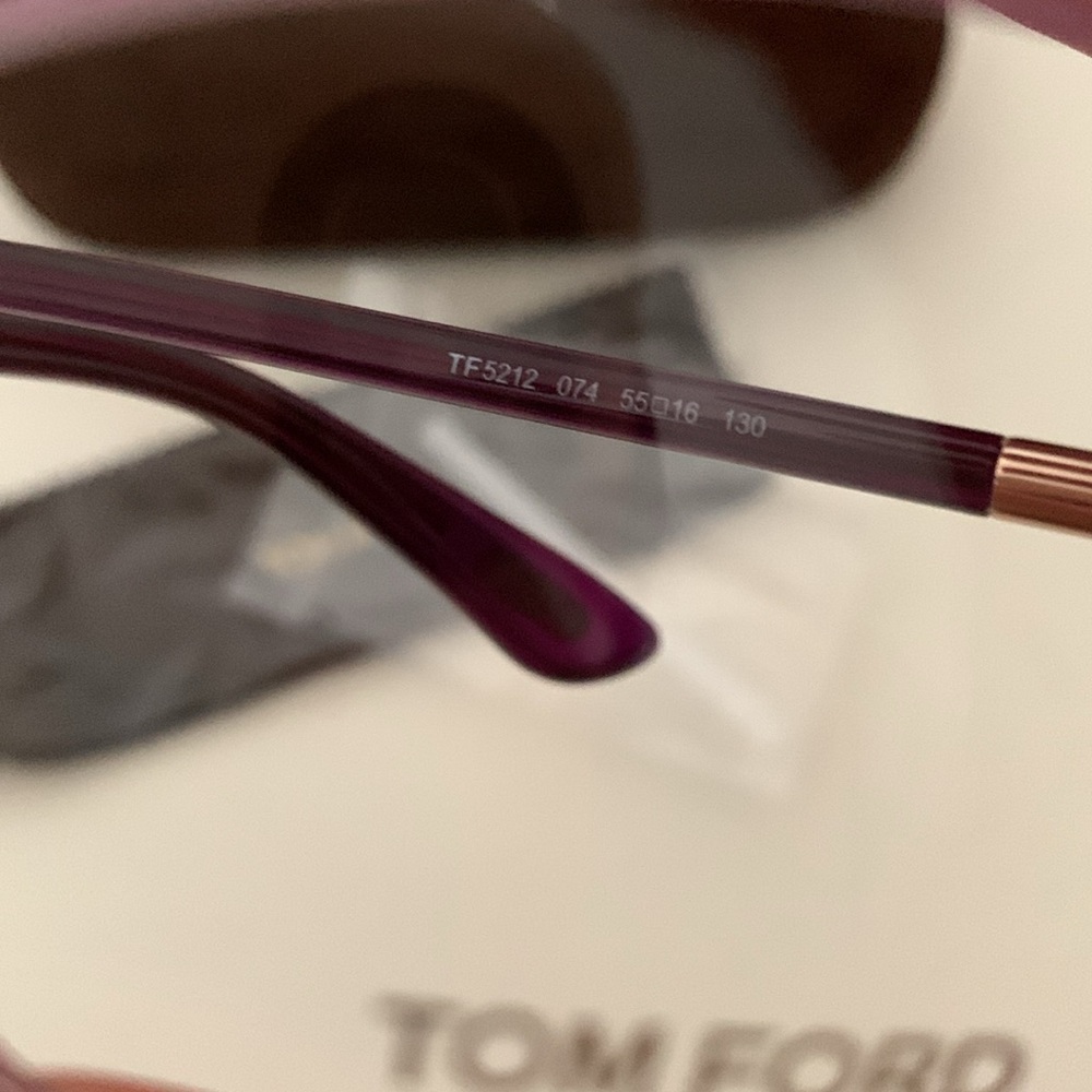 NEW Tom Ford Prescription Frames TF5212 purple - Picture 8 of 11